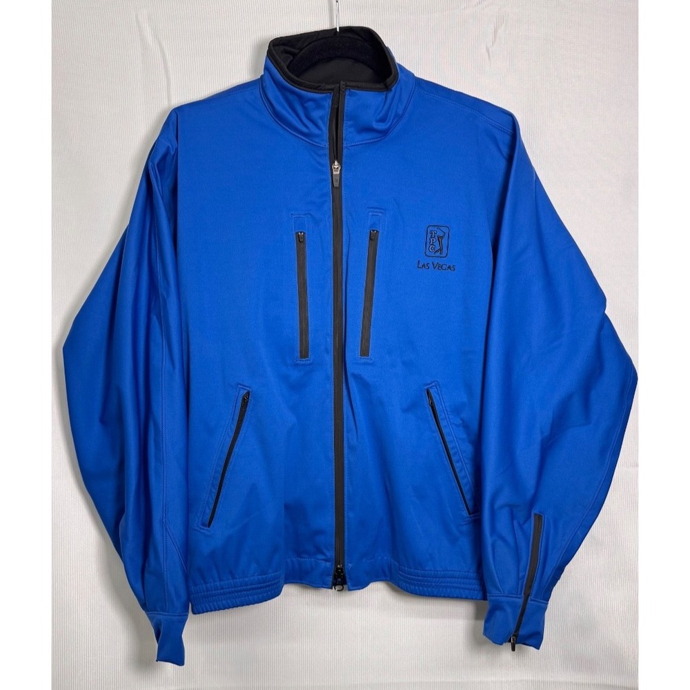 Men's Blue‎ Golf Windbreaker Small Full Zip TPC Las Vegas Zero Restriction